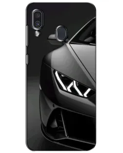 Чехол для Samsung Galaxy A30 2019 (A305F) с картинкой «Lamborghini фары детализация» Чехол для Samsung Galaxy A30 2019 (A305F) с картинкой «Lamborghini фары детализация»