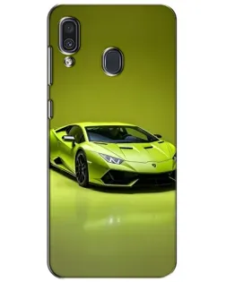 Чехол для Samsung Galaxy A30 2019 (A305F) с картинкой «Салатовый Lamborghini Huracan» Чехол для Samsung Galaxy A30 2019 (A305F) с картинкой «Салатовый Lamborghini Huracan»