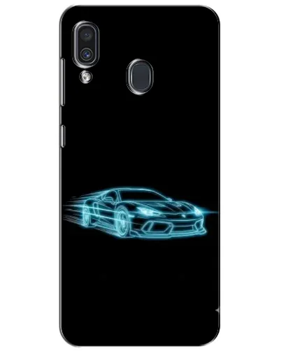 Чехол для Samsung Galaxy A30 2019 (A305F) с картинкой «Неоновый контур Lamborghini» Чехол для Samsung Galaxy A30 2019 (A305F) с картинкой «Неоновый контур Lamborghini»