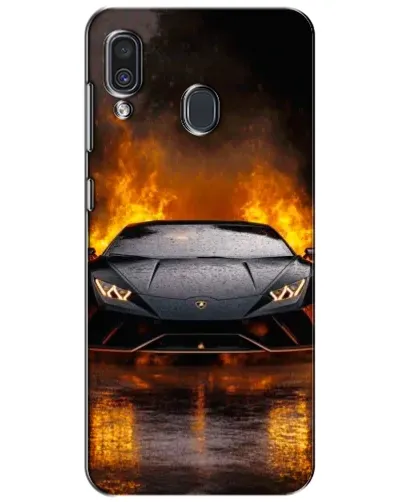 Чехол для Samsung Galaxy A30 2019 (A305F) с картинкой «Lamborghini в огне» Чехол для Samsung Galaxy A30 2019 (A305F) с картинкой «Lamborghini в огне»