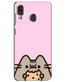 Чехол для Samsung Galaxy A30 2019 (A305F) с картинкой «Pusheen и печенье»