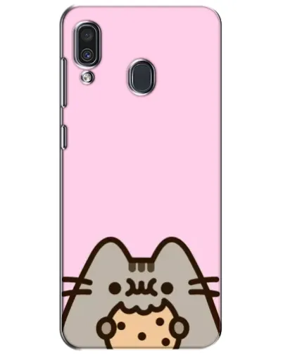 Чехол для Samsung Galaxy A30 2019 (A305F) с картинкой «Pusheen и печенье» Чехол для Samsung Galaxy A30 2019 (A305F) с картинкой «Pusheen и печенье»