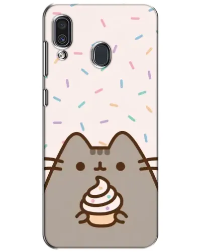 Чехол для Samsung Galaxy A30 2019 (A305F) с картинкой «Пушин с кексом» Чехол для Samsung Galaxy A30 2019 (A305F) с картинкой «Пушин с кексом»