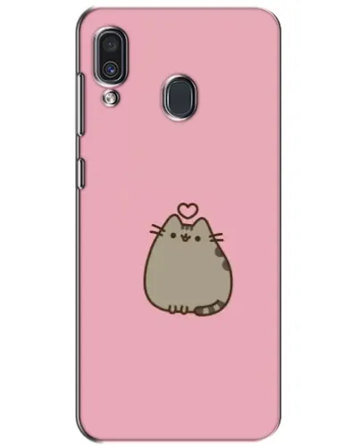 Чехол для Samsung Galaxy A30 2019 (A305F) с картинкой «Pusheen сердце» Чехол для Samsung Galaxy A30 2019 (A305F) с картинкой «Pusheen сердце»