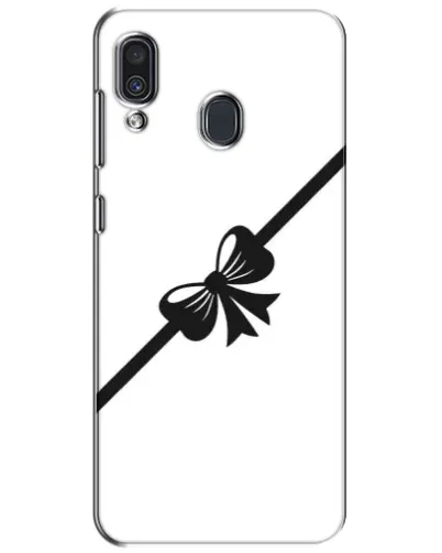 Чехол для Samsung Galaxy A30 2019 (A305F) с картинкой «Диагональный бант» Чехол для Samsung Galaxy A30 2019 (A305F) с картинкой «Диагональный бант»