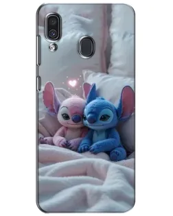 Чехол для Samsung Galaxy A30 2019 (A305F) с картинкой «Плюшевые Стич Ангел» Чехол для Samsung Galaxy A30 2019 (A305F) с картинкой «Плюшевые Стич Ангел»