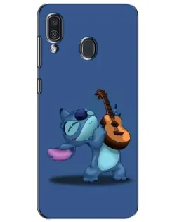 Чехол для Samsung Galaxy A30 2019 (A305F) с картинкой «Стич с укулеле» Чехол для Samsung Galaxy A30 2019 (A305F) с картинкой «Стич с укулеле»