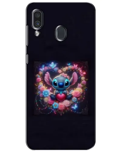 Чехол для Samsung Galaxy A30 2019 (A305F) с картинкой «Stitch в цветах» Чехол для Samsung Galaxy A30 2019 (A305F) с картинкой «Stitch в цветах»