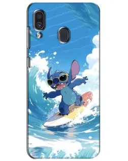 Чехол для Samsung Galaxy A30 2019 (A305F) с картинкой «Стич на волне» Чехол для Samsung Galaxy A30 2019 (A305F) с картинкой «Стич на волне»