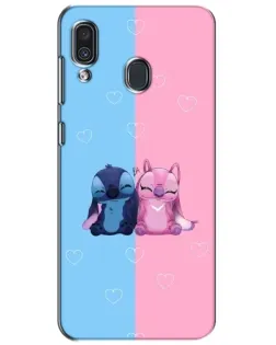 Чехол для Samsung Galaxy A30 2019 (A305F) с картинкой «Stitch и Angel Love» Чехол для Samsung Galaxy A30 2019 (A305F) с картинкой «Stitch и Angel Love»
