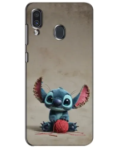 Чехол для Samsung Galaxy A30 2019 (A305F) с картинкой «Стич на коричневом фоне» Чехол для Samsung Galaxy A30 2019 (A305F) с картинкой «Стич на коричневом фоне»