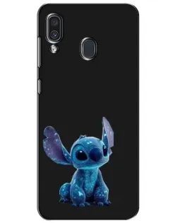 Чехол для Samsung Galaxy A30 2019 (A305F) с картинкой «Стич на черном» Чехол для Samsung Galaxy A30 2019 (A305F) с картинкой «Стич на черном»