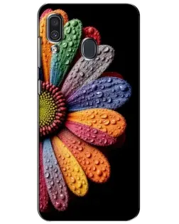 Чехол для Samsung Galaxy A30 2019 (A305F) с картинкой «Радужный цветок» Чехол для Samsung Galaxy A30 2019 (A305F) с картинкой «Радужный цветок»