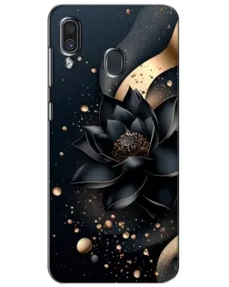 Чехол для Samsung Galaxy A30 2019 (A305F) с картинкой «Черный лотос» Чехол для Samsung Galaxy A30 2019 (A305F) с картинкой «Черный лотос»