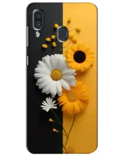 Чехол для Samsung Galaxy A30 2019 (A305F) с картинкой «Подсолнух и ромашка» Чехол для Samsung Galaxy A30 2019 (A305F) с картинкой «Подсолнух и ромашка»
