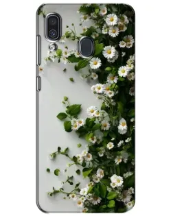 Чехол для Samsung Galaxy A30 2019 (A305F) с картинкой «Ветка мелких белых цветов» Чехол для Samsung Galaxy A30 2019 (A305F) с картинкой «Ветка мелких белых цветов»
