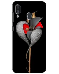 Чехол для Samsung Galaxy A30 2019 (A305F) с картинкой «Серебряный фантазийный цветок» Чехол для Samsung Galaxy A30 2019 (A305F) с картинкой «Серебряный фантазийный цветок»