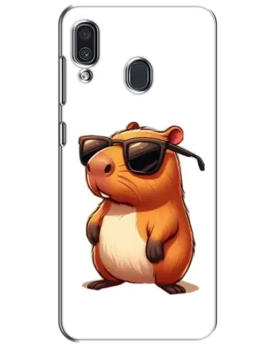 Чехол для Samsung Galaxy A30 2019 (A305F) с картинкой «Капибара в очках» Чехол для Samsung Galaxy A30 2019 (A305F) с картинкой «Капибара в очках»