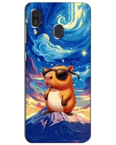 Чехол для Samsung Galaxy A30 2019 (A305F) с картинкой «Капибара Ван Гога» Чехол для Samsung Galaxy A30 2019 (A305F) с картинкой «Капибара Ван Гога»