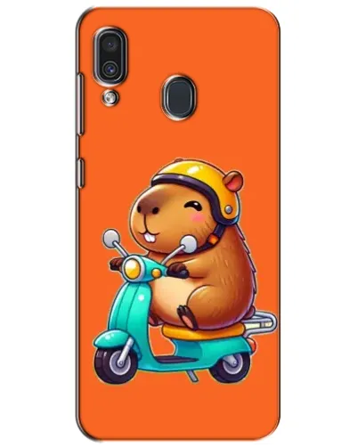 Чехол для Samsung Galaxy A30 2019 (A305F) с картинкой «Капибара на скутере» Чехол для Samsung Galaxy A30 2019 (A305F) с картинкой «Капибара на скутере»