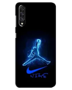 Чохол для Samsung Galaxy A30s (A307) з картинкою «Jordan Neon Blue» Чохол для Samsung Galaxy A30s (A307) з картинкою «Jordan Neon Blue»