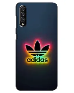 Чехол для Samsung Galaxy A30s (A307) с картинкой «Неоновый Adidas»