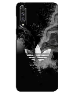 Чехол для Samsung Galaxy A30s (A307) с картинкой «Абстрактный дым Adidas»