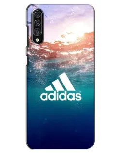 Чехол для Samsung Galaxy A30s (A307) с картинкой «Океанская глубина адидас»