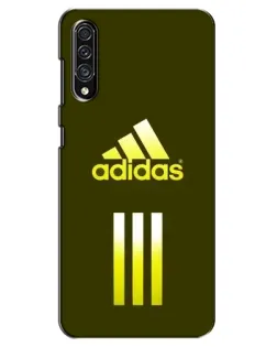 Чехол для Samsung Galaxy A30s (A307) с картинкой «Оливковый градиент Adidas»