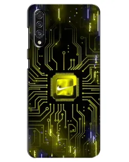 Чохол для Samsung Galaxy A30s (A307) з картинкою «Nike — золота іскра» Чохол для Samsung Galaxy A30s (A307) з картинкою «Nike — золота іскра»
