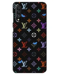 Чехол для Samsung Galaxy A30s (A307) с картинкой «Цветная монограмма LV»