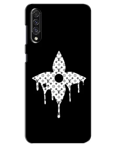 Чехол для Samsung Galaxy A30s (A307) с картинкой «Цветочная монограмма»