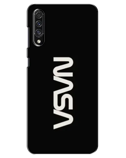 Чехол для Samsung Galaxy A30s (A307) с картинкой «NASA — вертикальный логотип»