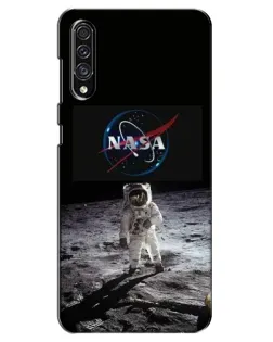 Чехол для Samsung Galaxy A30s (A307) с картинкой «Астронавт на Луне»