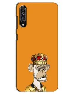 Чехол для Samsung Galaxy A30s (A307) с картинкой «Золотая обезьяна Bored Ape» Чехол для Samsung Galaxy A30s (A307) с картинкой «Золотая обезьяна Bored Ape»