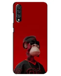 Чехол для Samsung Galaxy A30s (A307) с картинкой «Bored Ape в красном» Чехол для Samsung Galaxy A30s (A307) с картинкой «Bored Ape в красном»