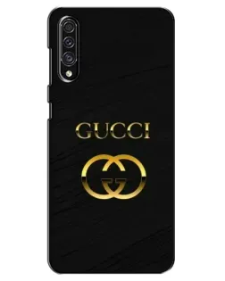 Чехол для Samsung Galaxy A30s (A307) с картинкой «Золотой логотип Gucci» Чехол для Samsung Galaxy A30s (A307) с картинкой «Золотой логотип Gucci»