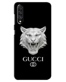 Чехол для Samsung Galaxy A30s (A307) с картинкой «Gucci — серебряный лев» Чехол для Samsung Galaxy A30s (A307) с картинкой «Gucci — серебряный лев»