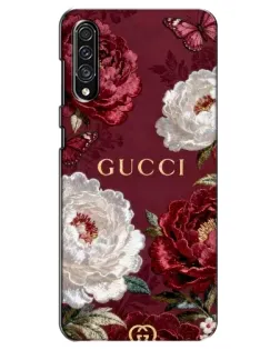 Чехол для Samsung Galaxy A30s (A307) с картинкой «Gucci — бордовые розы» Чехол для Samsung Galaxy A30s (A307) с картинкой «Gucci — бордовые розы»