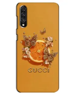 Чехол для Samsung Galaxy A30s (A307) с картинкой «Gucci — золотые бабочки» Чехол для Samsung Galaxy A30s (A307) с картинкой «Gucci — золотые бабочки»