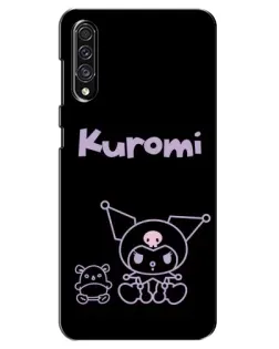 Чехол для Samsung Galaxy A30s (A307) с картинкой «Kuromi — черный минимализм» Чехол для Samsung Galaxy A30s (A307) с картинкой «Kuromi — черный минимализм»