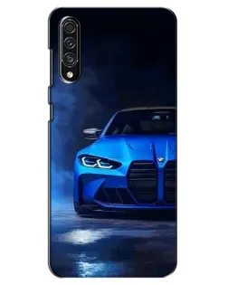 Чехол для Samsung Galaxy A30s (A307) с картинкой «Голубая BMW M4» Чехол для Samsung Galaxy A30s (A307) с картинкой «Голубая BMW M4»