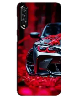 Чехол для Samsung Galaxy A30s (A307) с картинкой «Спортивная BMW и цветы» Чехол для Samsung Galaxy A30s (A307) с картинкой «Спортивная BMW и цветы»