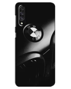 Чехол для Samsung Galaxy A30s (A307) с картинкой «Эмблема BMW — макро» Чехол для Samsung Galaxy A30s (A307) с картинкой «Эмблема BMW — макро»