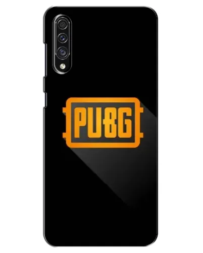 Чехол для Samsung Galaxy A30s (A307) с картинкой «PUBG — рамка лого»