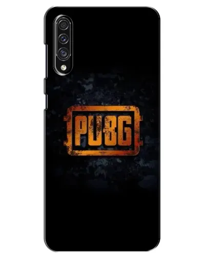 Чехол для Samsung Galaxy A30s (A307) с картинкой «PUBG — золотой логотип»