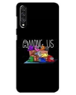 Чехол для Samsung Galaxy A30s (A307) с картинкой «Логотип Among Us»