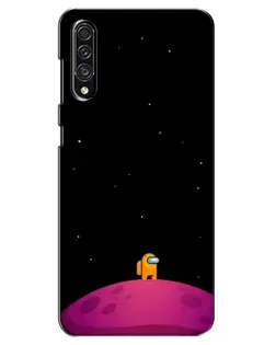 Чехол для Samsung Galaxy A30s (A307) с картинкой «Одинокий герой на планете»