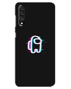 Чехол для Samsung Galaxy A30s (A307) с картинкой «Among Us неон»