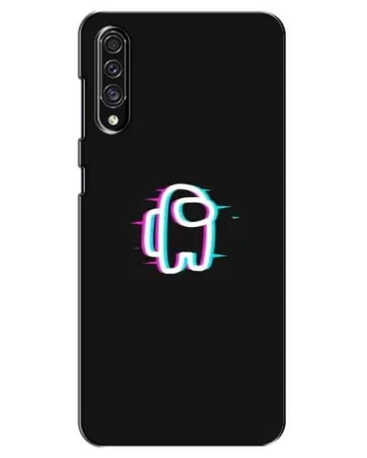 Чехол для Samsung Galaxy A30s (A307) с картинкой «Among Us неон»